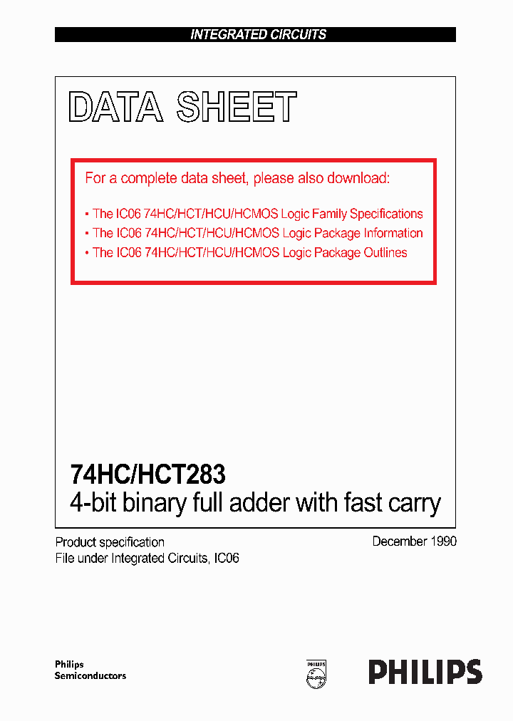 74HCHCT283CNV2_971152.PDF Datasheet