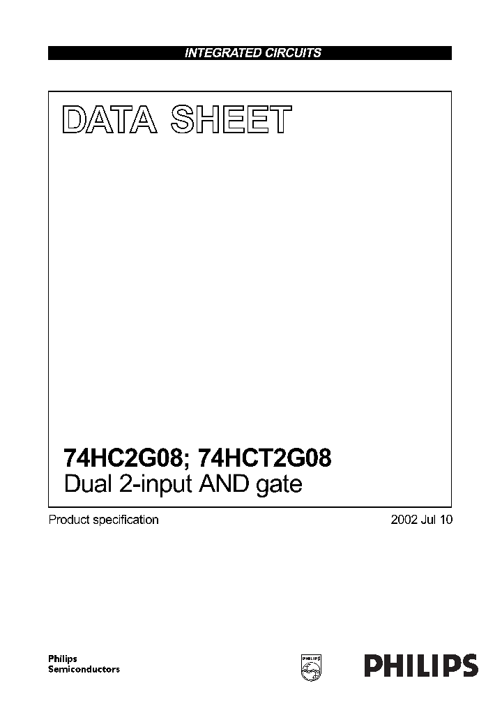 74HCHCT2G081_971155.PDF Datasheet