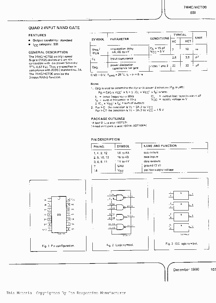 74HC00N_971204.PDF Datasheet