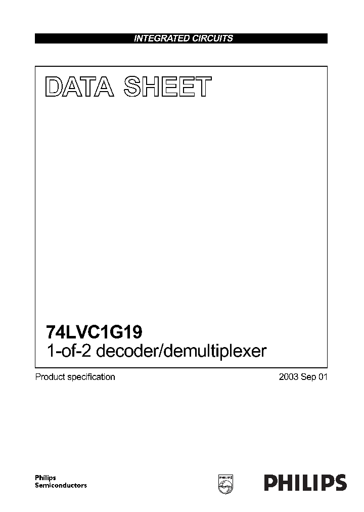 74LVC1G19_971359.PDF Datasheet
