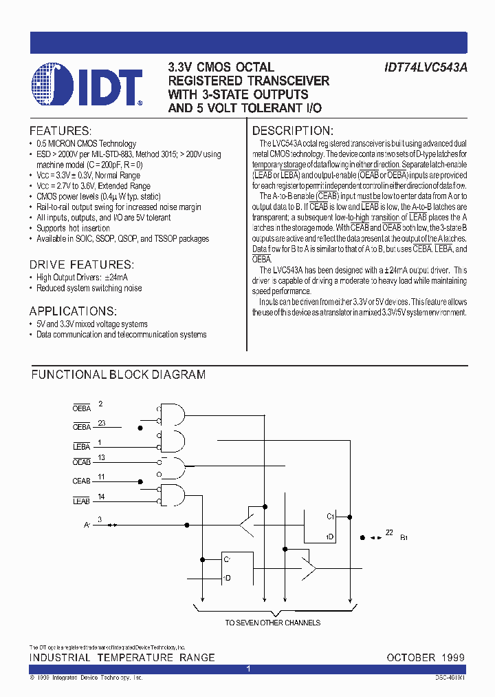 74LVC543ADS92586_971396.PDF Datasheet