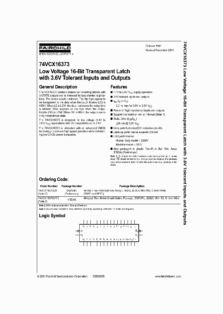 74VCX16373_971553.PDF Datasheet