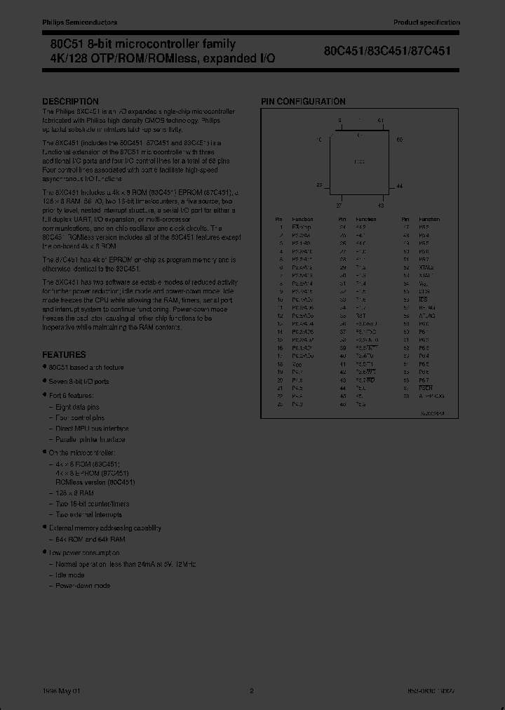 80C451_972003.PDF Datasheet