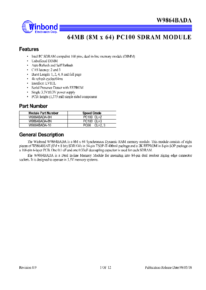 9864BADA_972622.PDF Datasheet