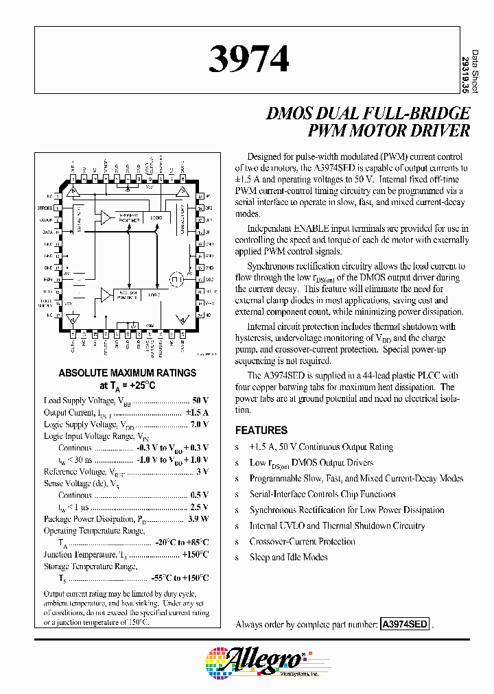 A3974SED_972677.PDF Datasheet