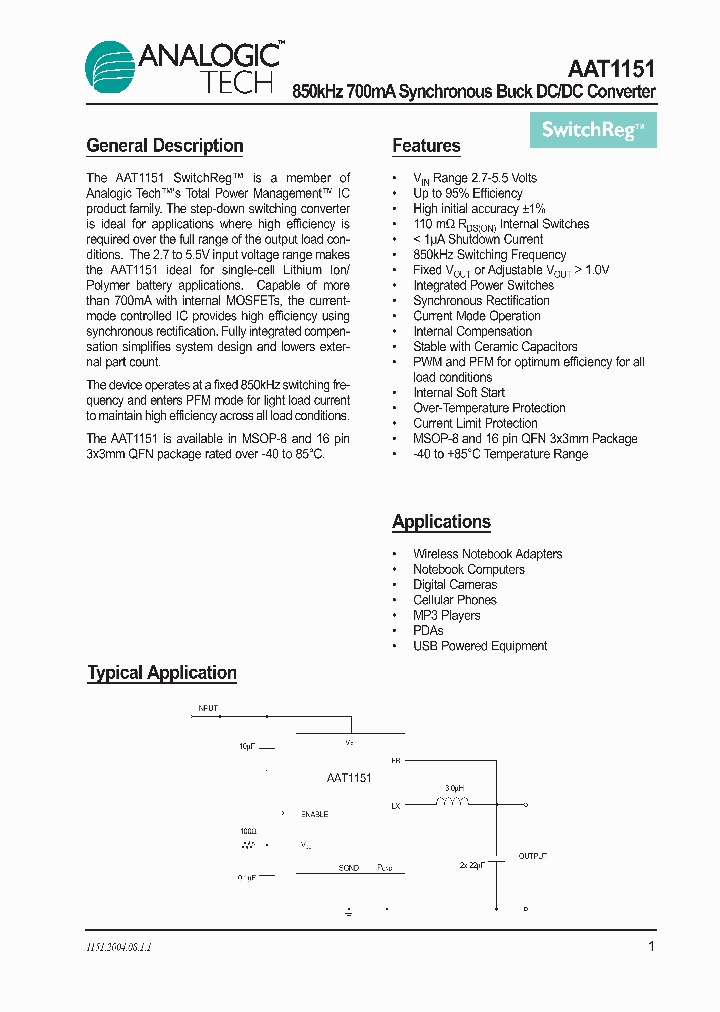 AAT1151_973619.PDF Datasheet