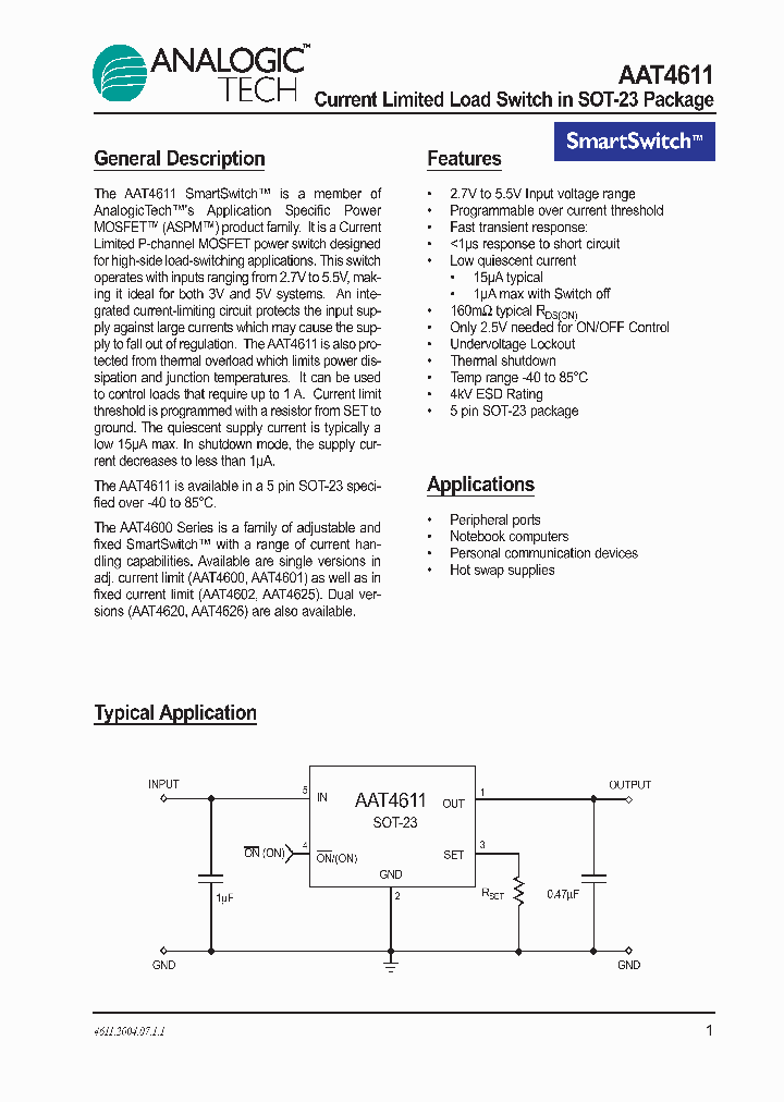 AAT4611_973651.PDF Datasheet