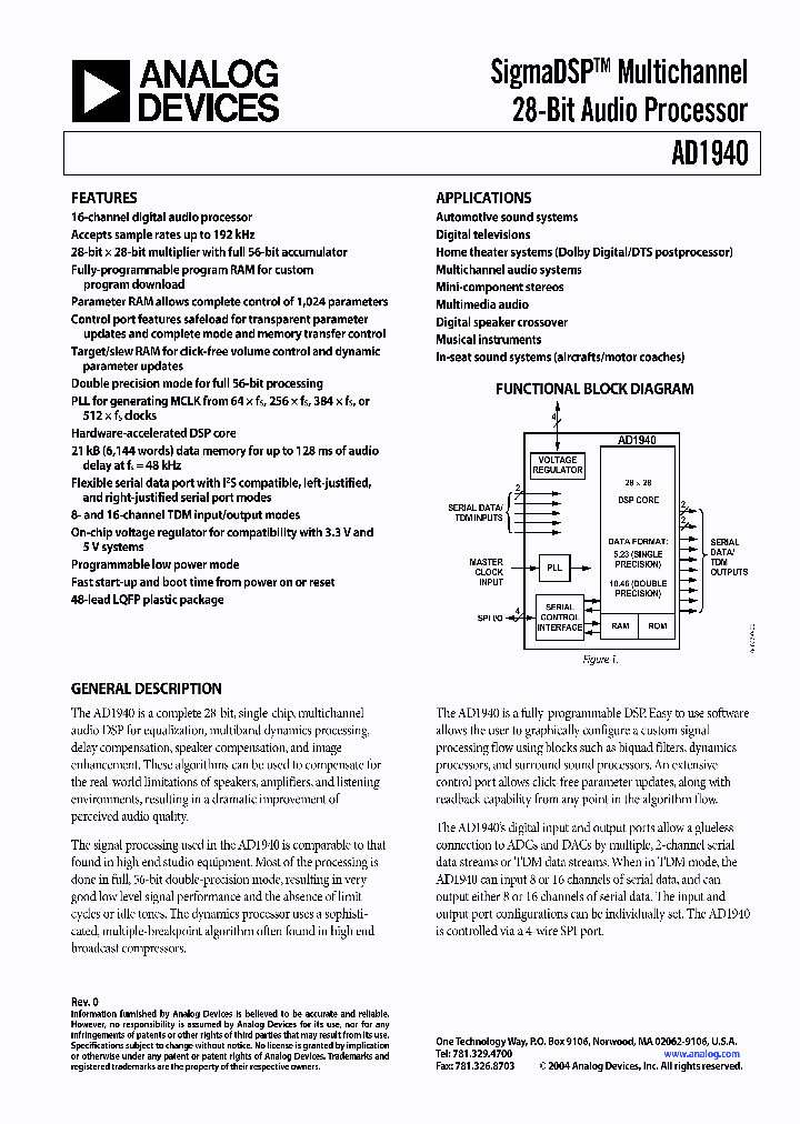 AD1940_973716.PDF Datasheet