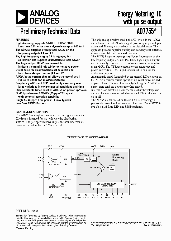 AD7755_973759.PDF Datasheet