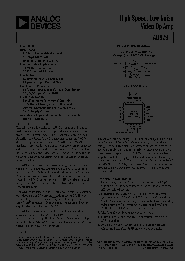 AD829_973775.PDF Datasheet