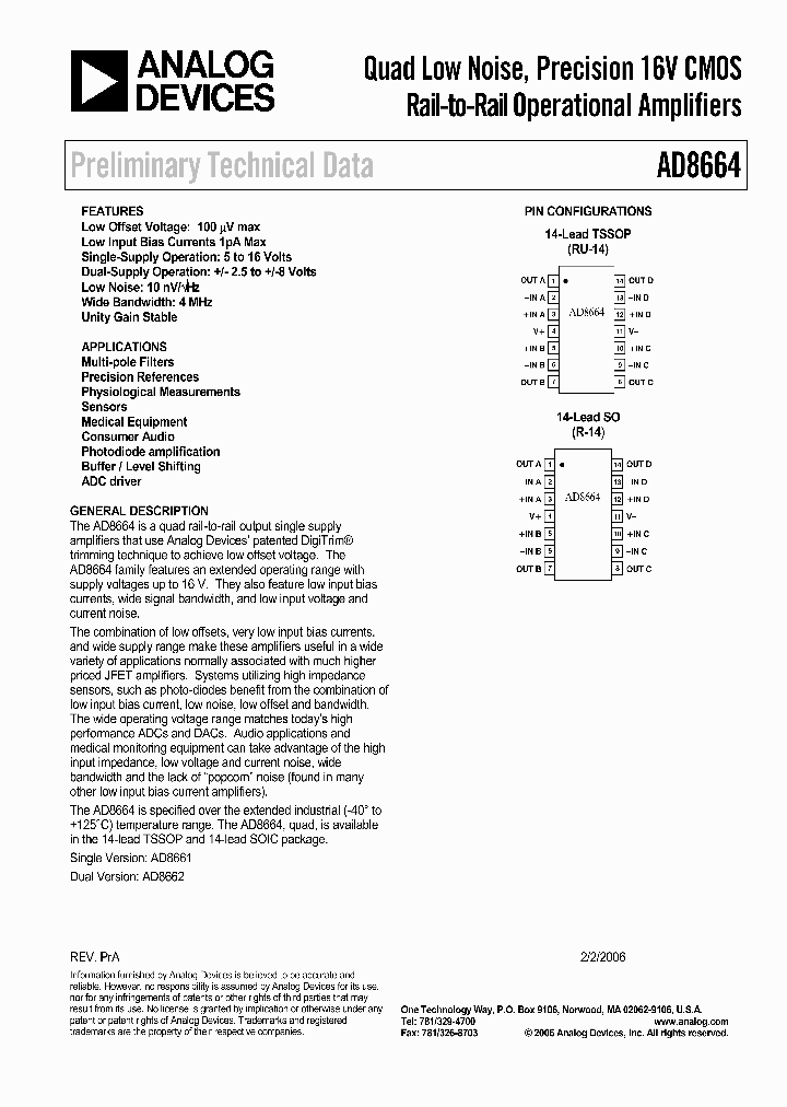 AD8664_973793.PDF Datasheet