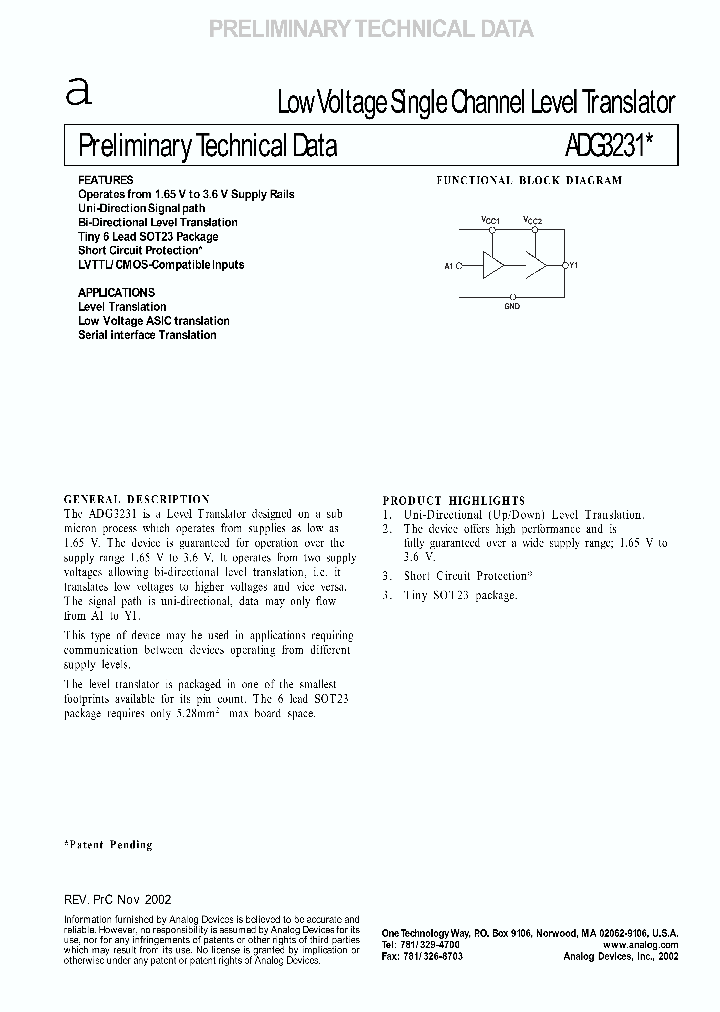 ADG3231_973871.PDF Datasheet