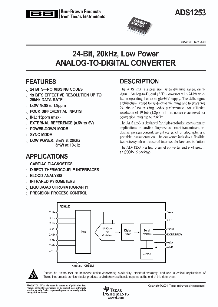 ADS1253_973912.PDF Datasheet