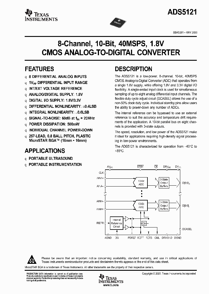 ADS5121_973918.PDF Datasheet