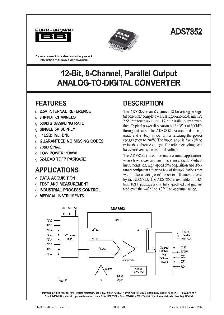 ADS7852_973970.PDF Datasheet