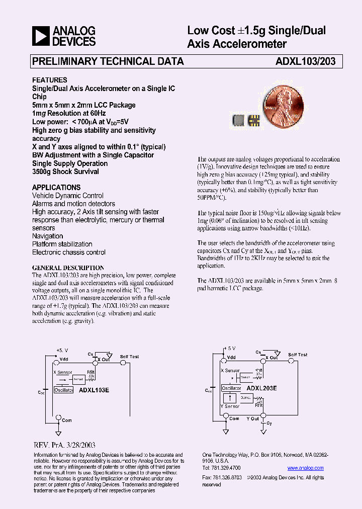 ADXL103_974040.PDF Datasheet