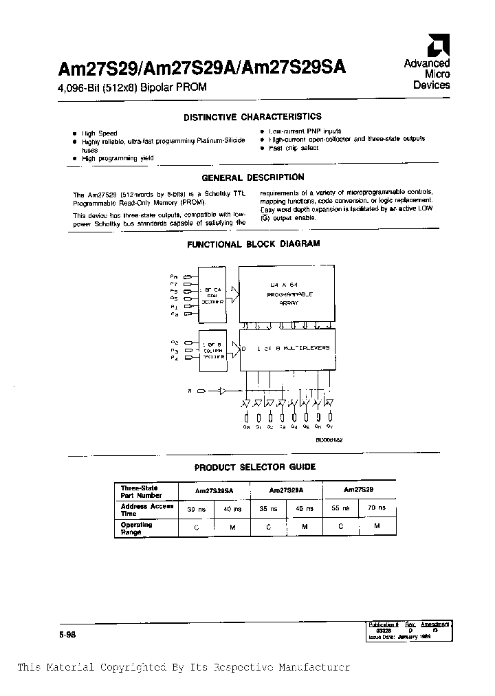 AM27S29DCB_974222.PDF Datasheet