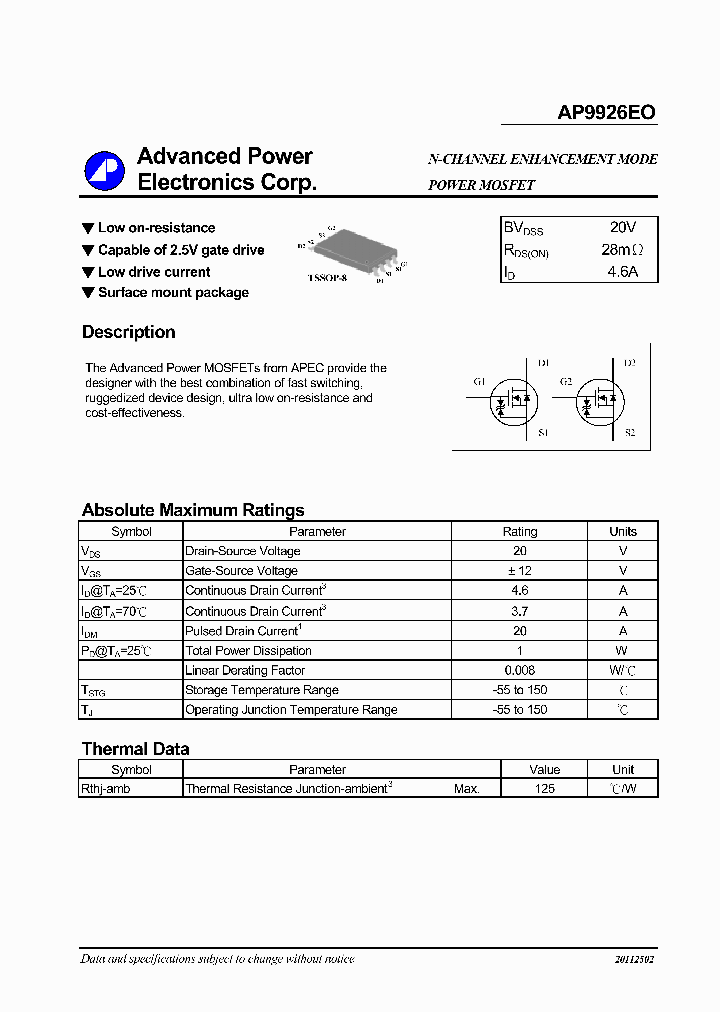 AP9926EO_974665.PDF Datasheet