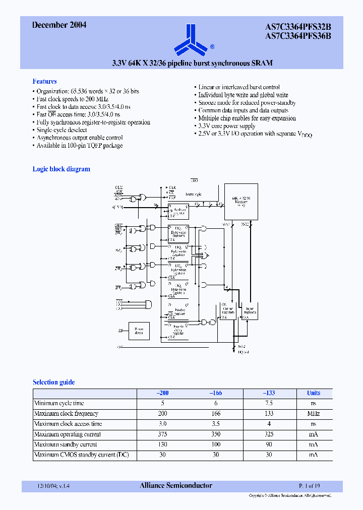 AS7C3364PFS32-36BV14_974755.PDF Datasheet