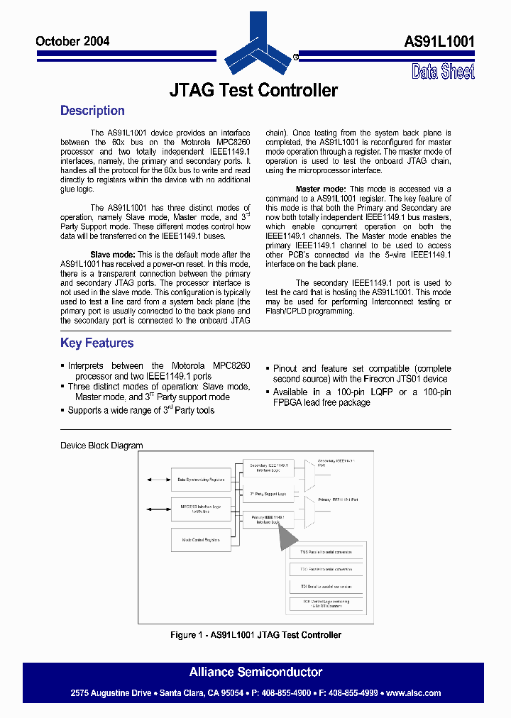 AS91L1001DATASHEET_974761.PDF Datasheet