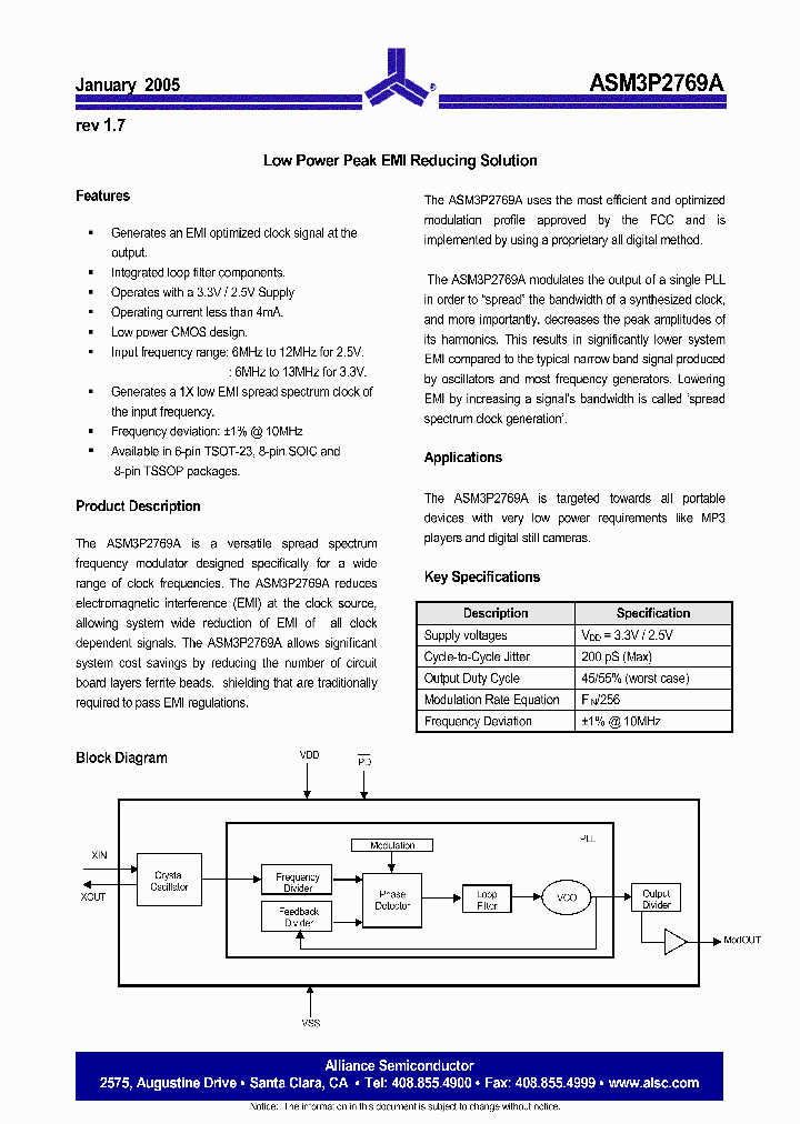 ASM3P2769A_974796.PDF Datasheet