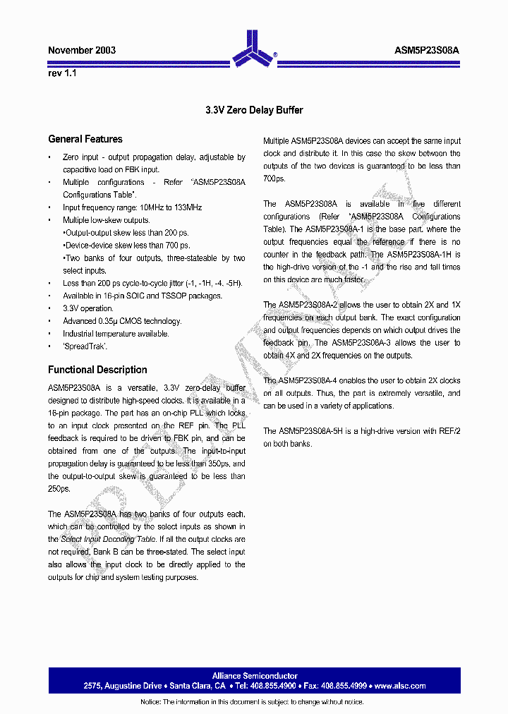 ASM5P23S08_974811.PDF Datasheet