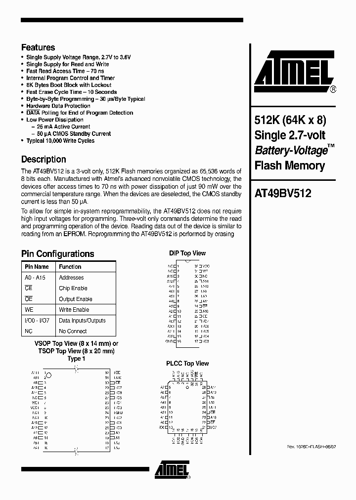 AT49BV512_974922.PDF Datasheet