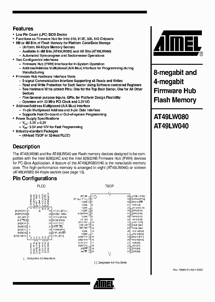 AT49LW080_974933.PDF Datasheet