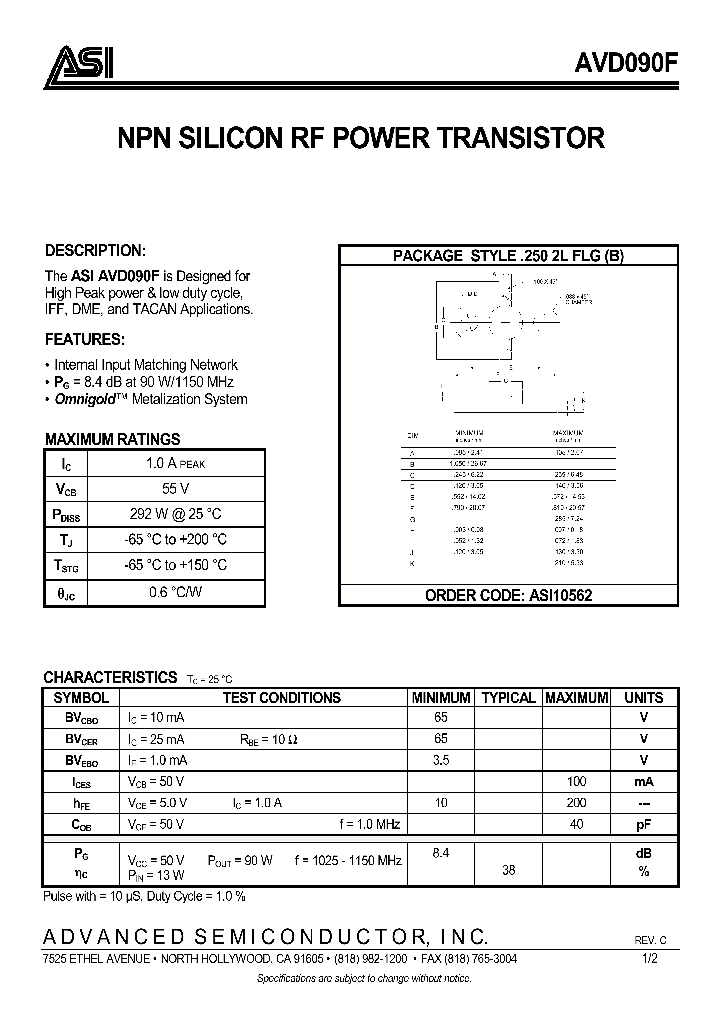 AVD090F_975135.PDF Datasheet