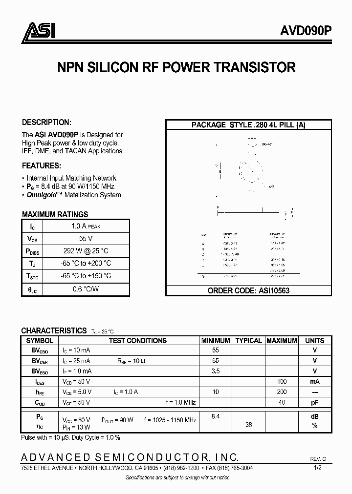 AVD090P_975136.PDF Datasheet