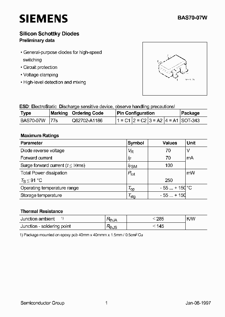 BAS707W_975442.PDF Datasheet