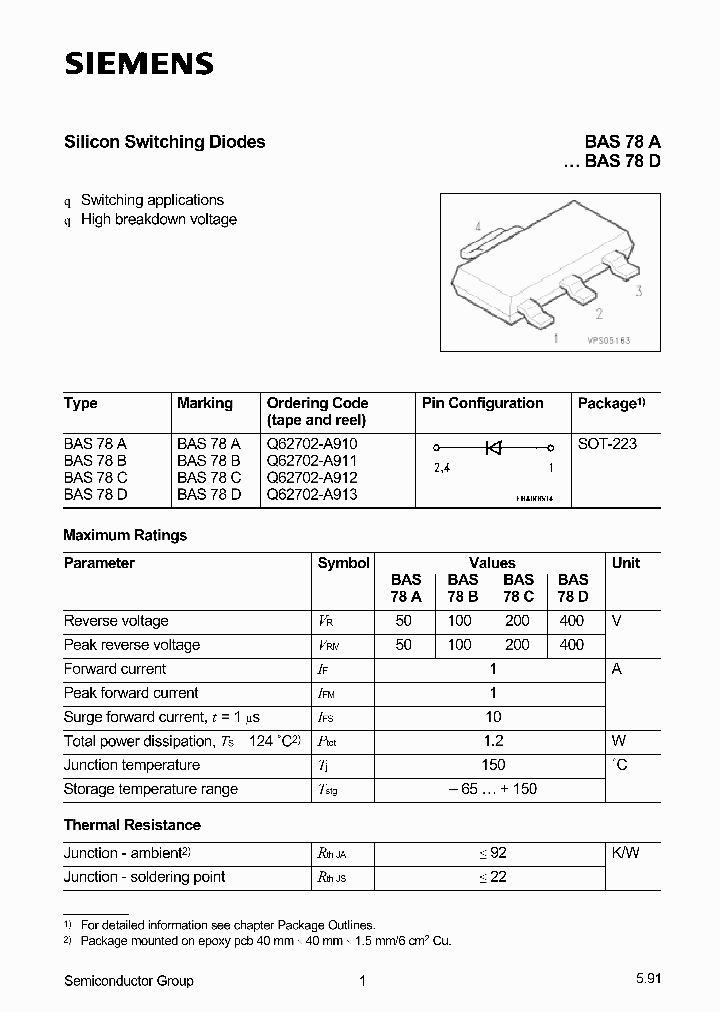 BAS78A_975445.PDF Datasheet