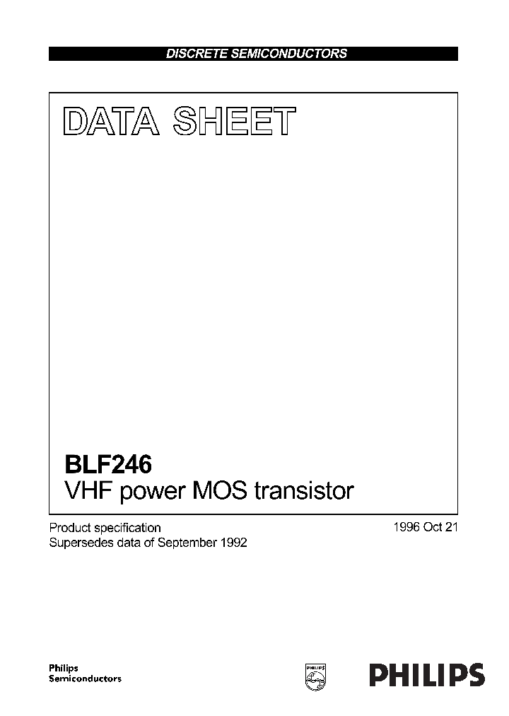 BLF2463_976287.PDF Datasheet
