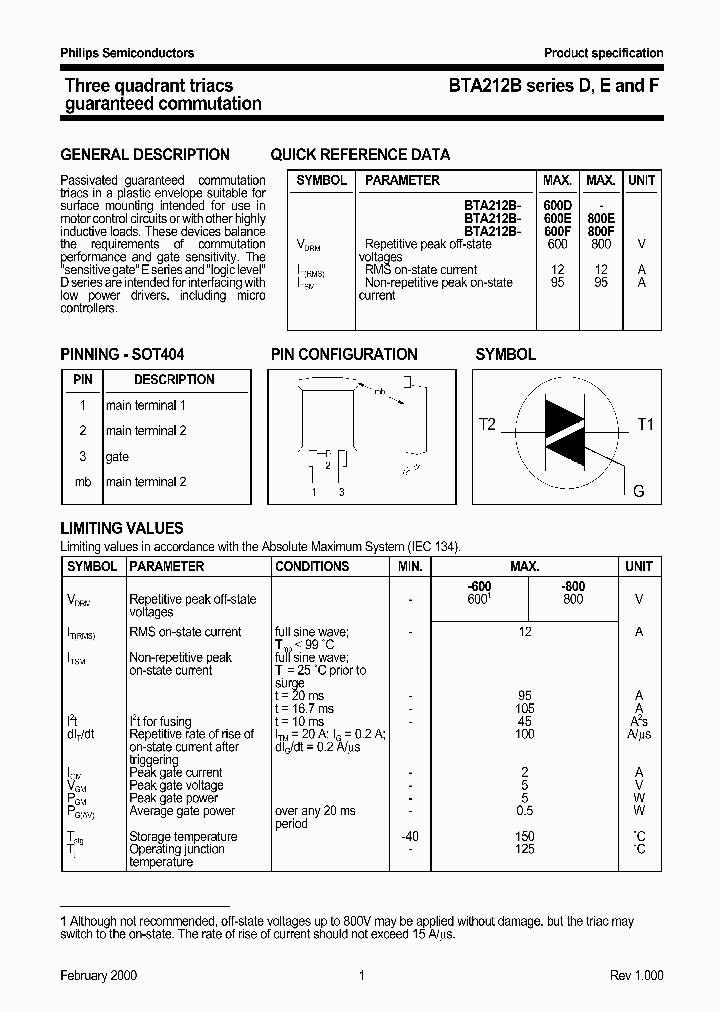 BTA212BSERIESDEF3_976678.PDF Datasheet