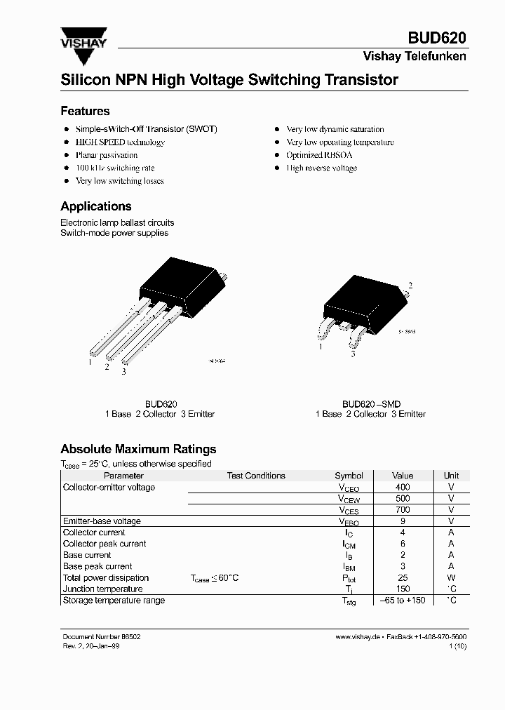 BUD620_976774.PDF Datasheet