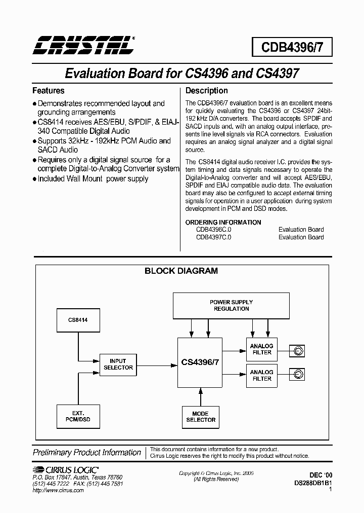 CDB4396-1B1_977591.PDF Datasheet