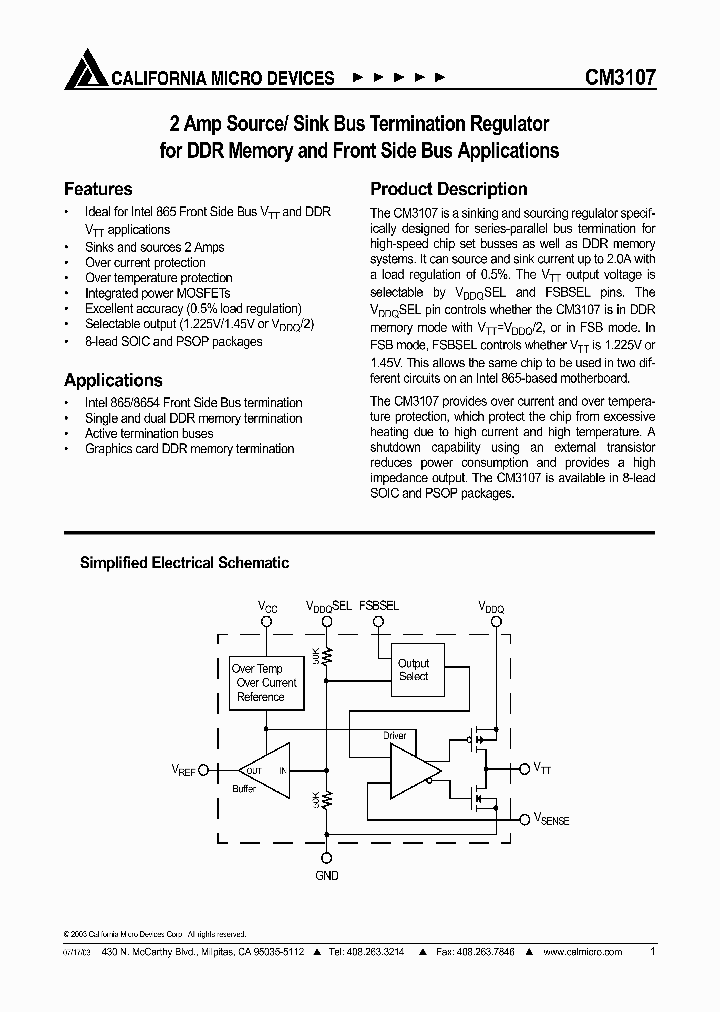 CM3107_977749.PDF Datasheet