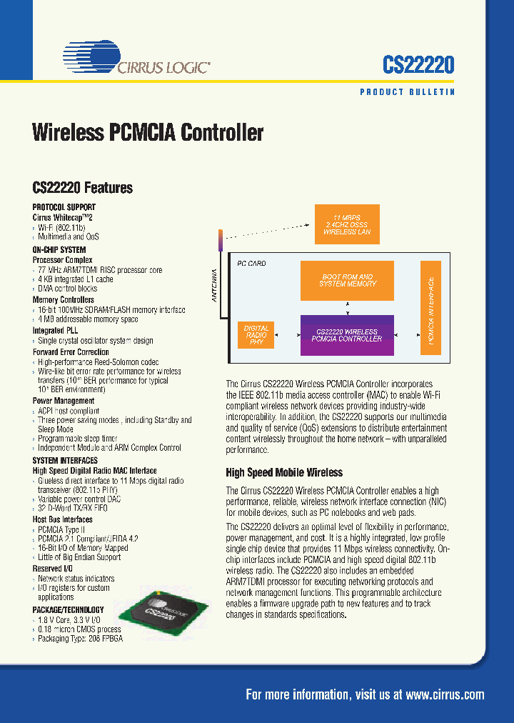 CS22220PRODBRIEF_977891.PDF Datasheet