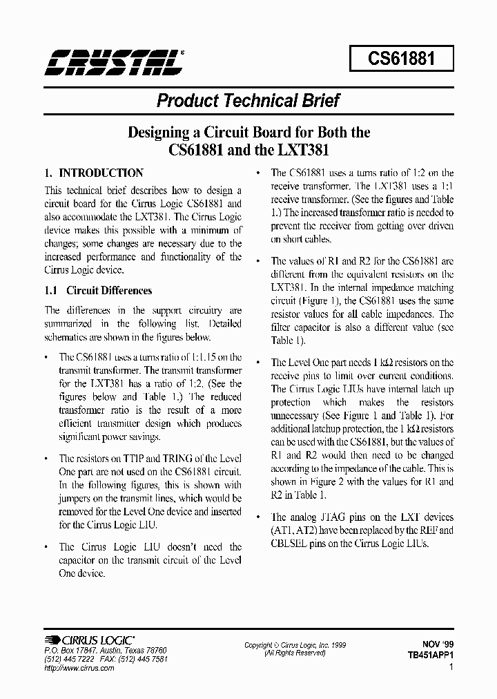 CS61881TB_978057.PDF Datasheet