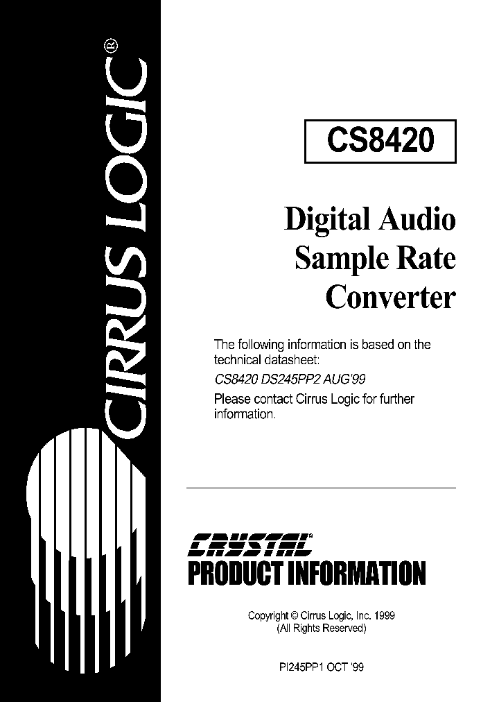 CS8420PI_978097.PDF Datasheet