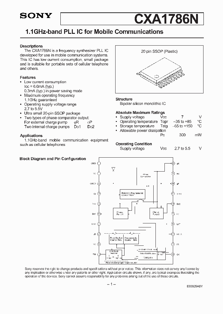 CXA1786N_978185.PDF Datasheet