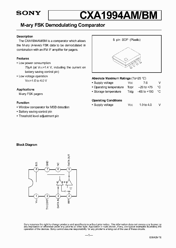 CXA1994AMBM_978191.PDF Datasheet