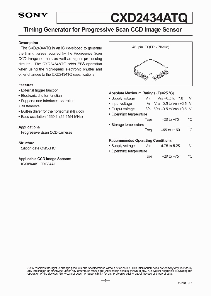 CXD2434ATQ_978267.PDF Datasheet