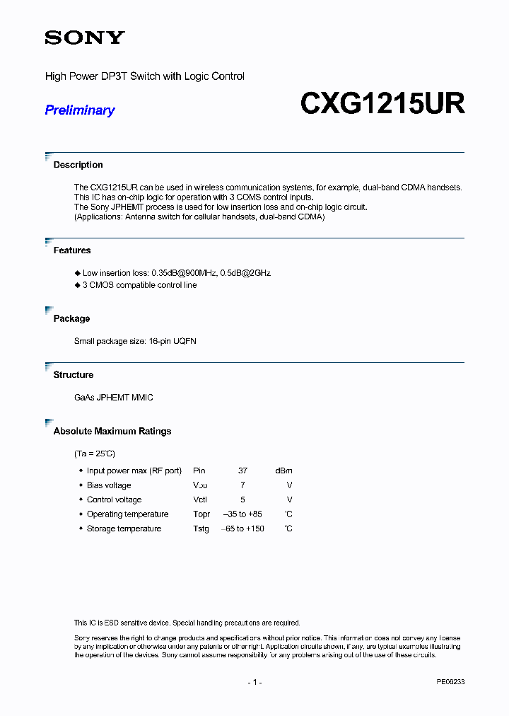 CXG1215UR_978308.PDF Datasheet
