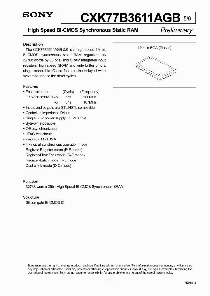 CXK77B3611AGB5_978317.PDF Datasheet