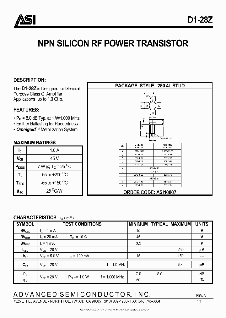D128Z_978485.PDF Datasheet