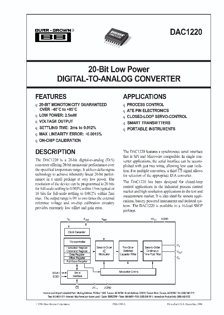 DAC1220_978634.PDF Datasheet