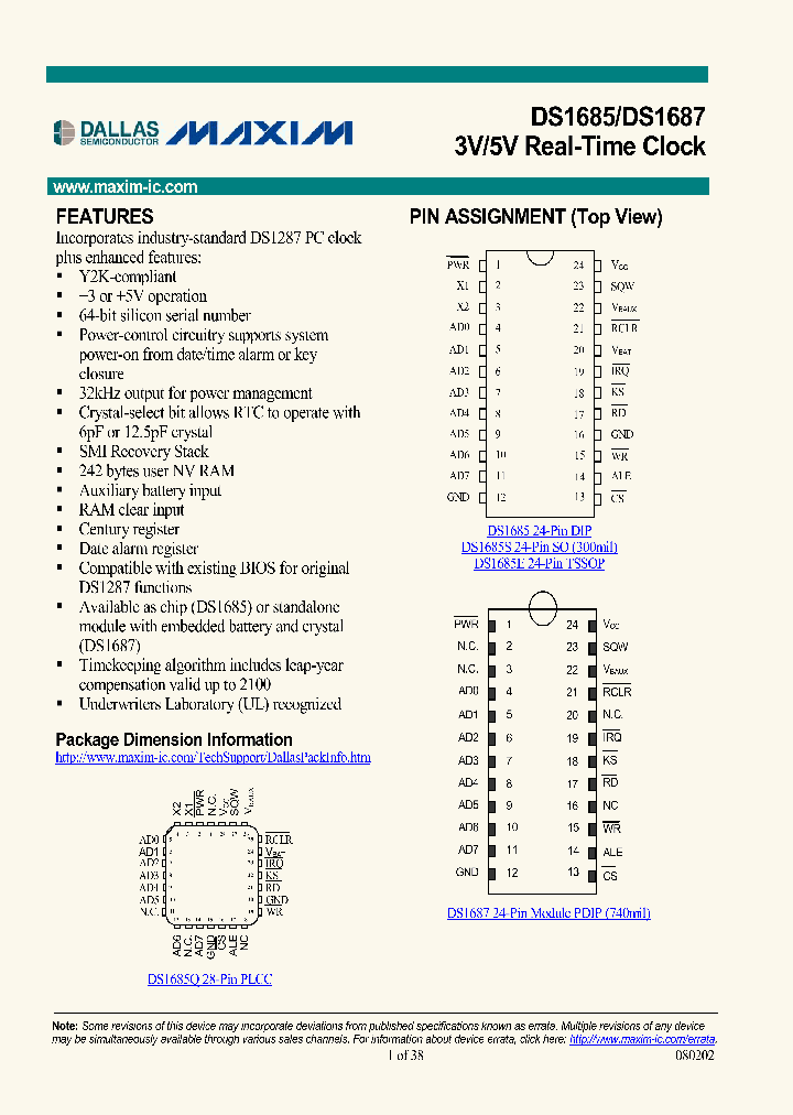DS1685-DS1687_979261.PDF Datasheet