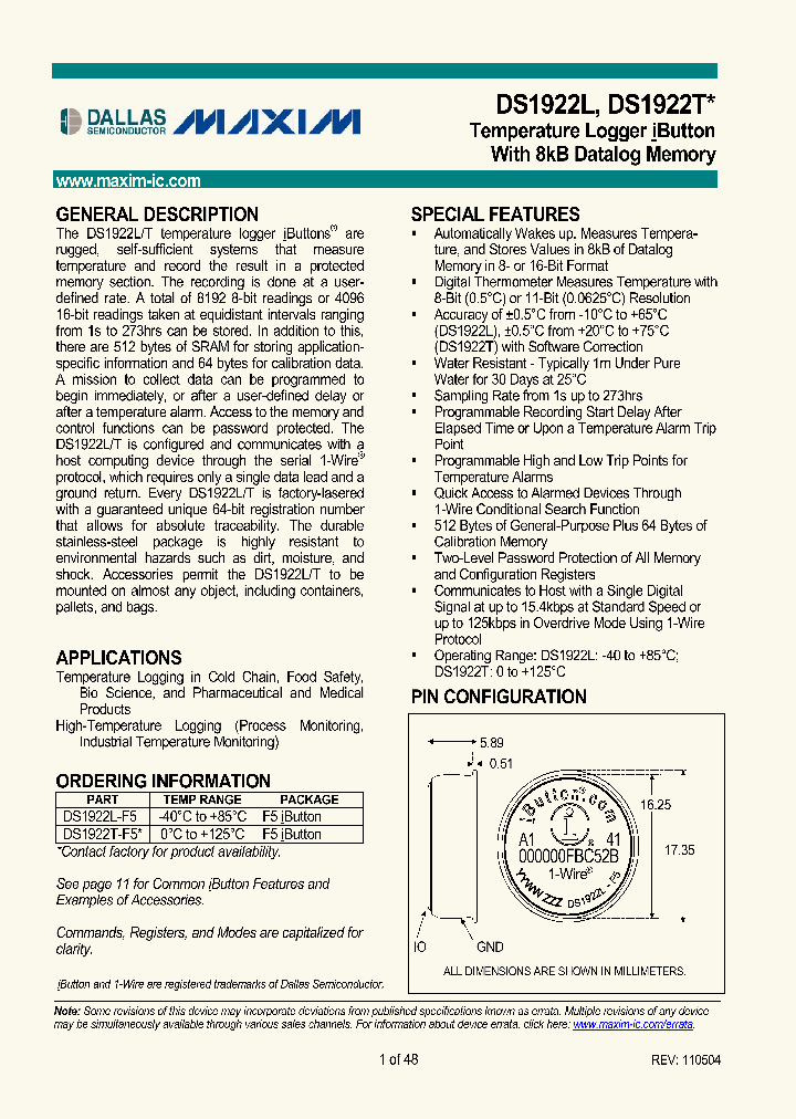 DS1922L-DS1922T_979281.PDF Datasheet