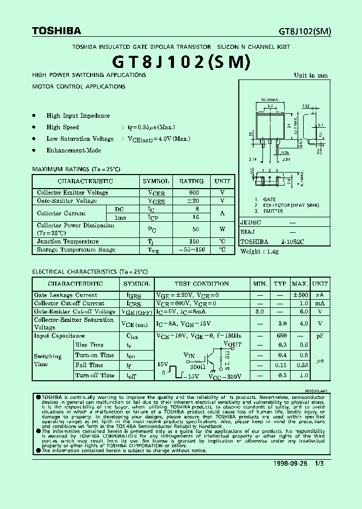 E001950_980301.PDF Datasheet